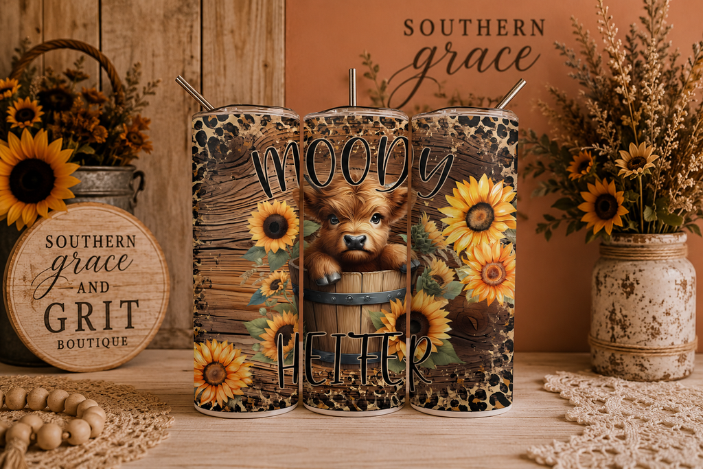“Moody Heifer” 20oz Tumbler
