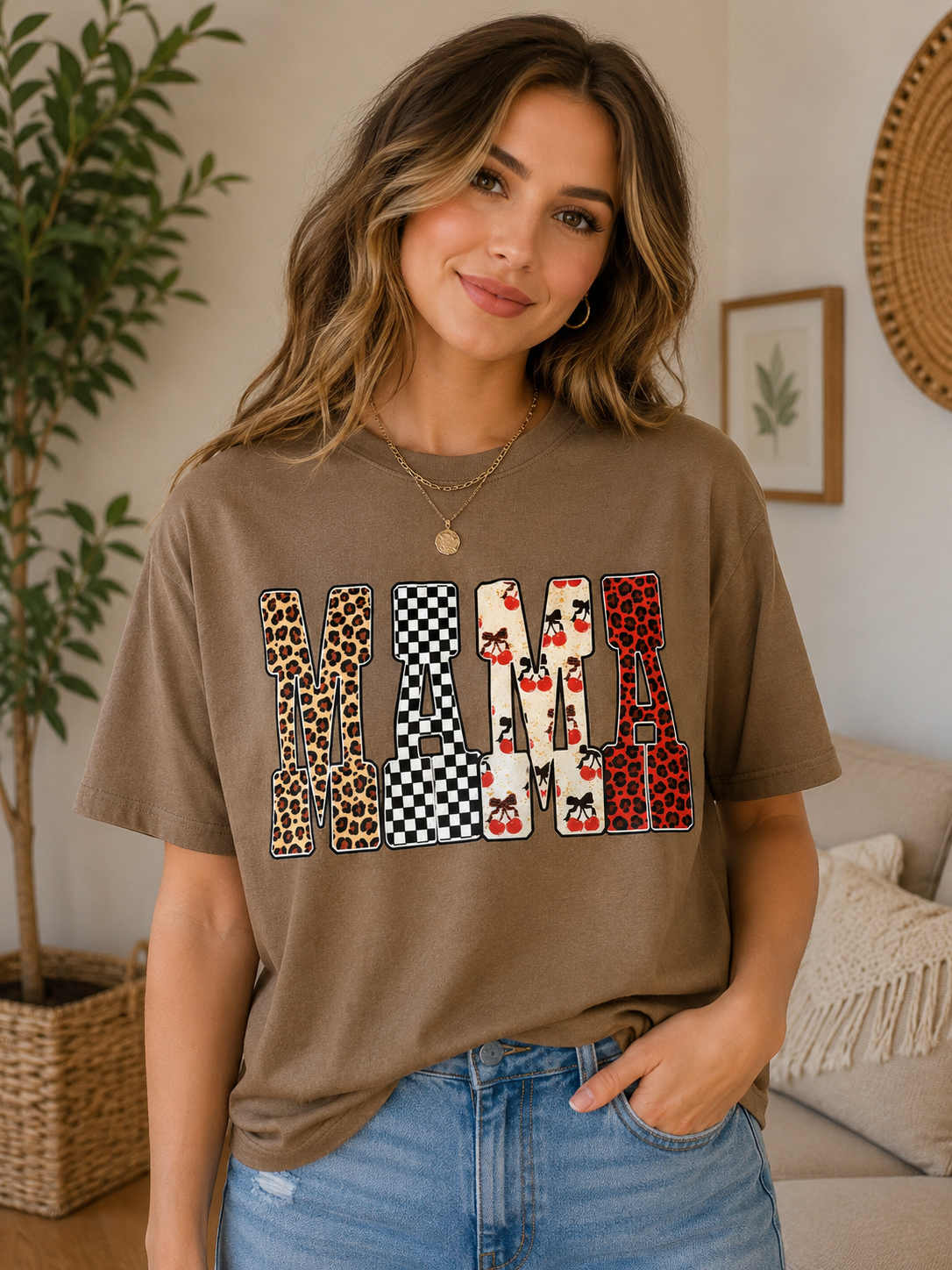 Wild & Trendy Mama Graphic Tee