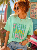 Mint “I Dilly and I Dally” Retro Tee