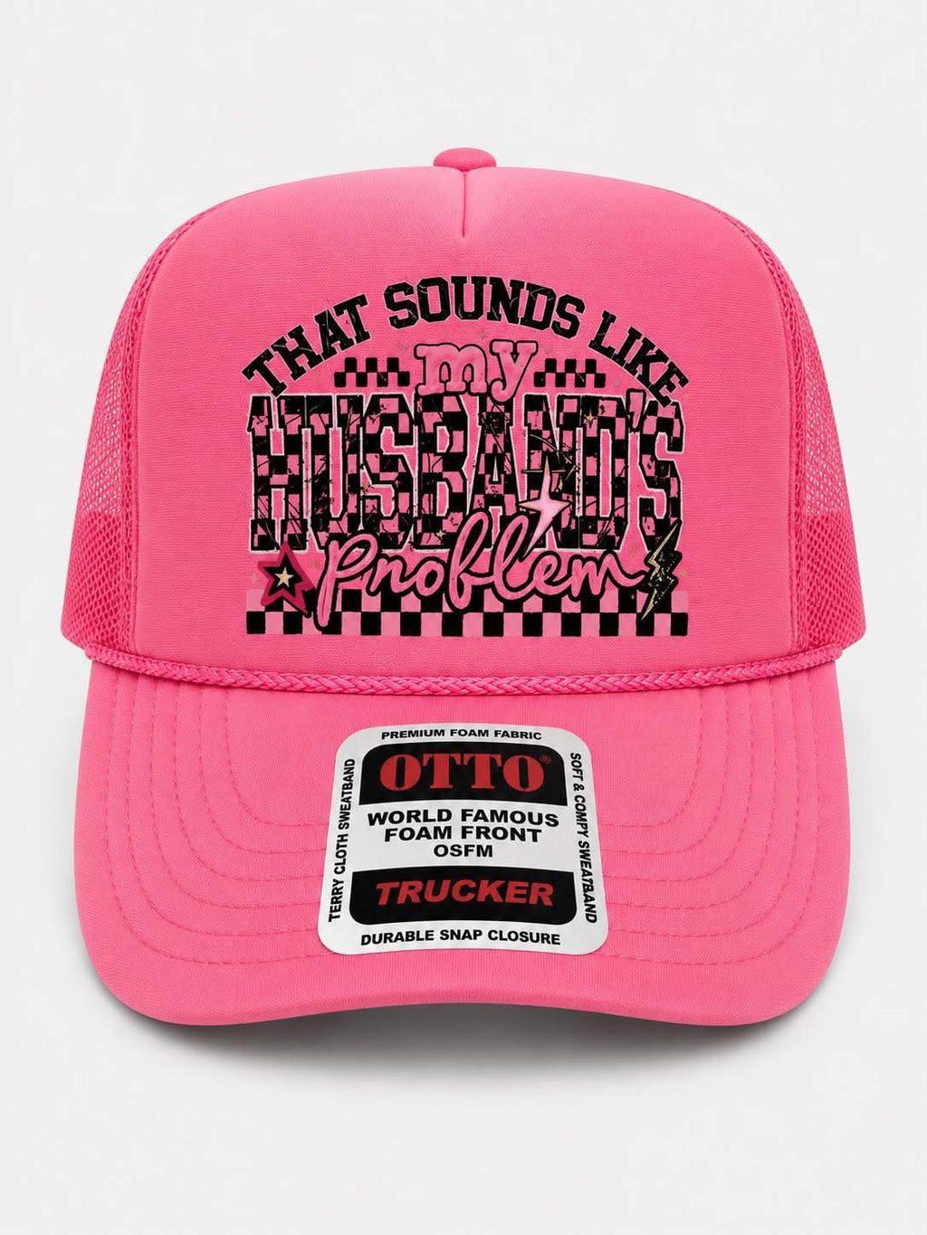 Husbands Problem Checkered Trucker