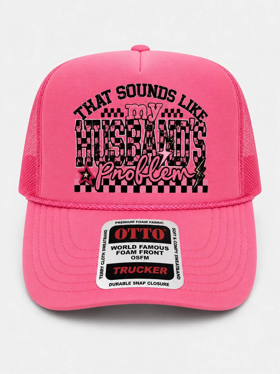 Husbands Problem Checkered Trucker