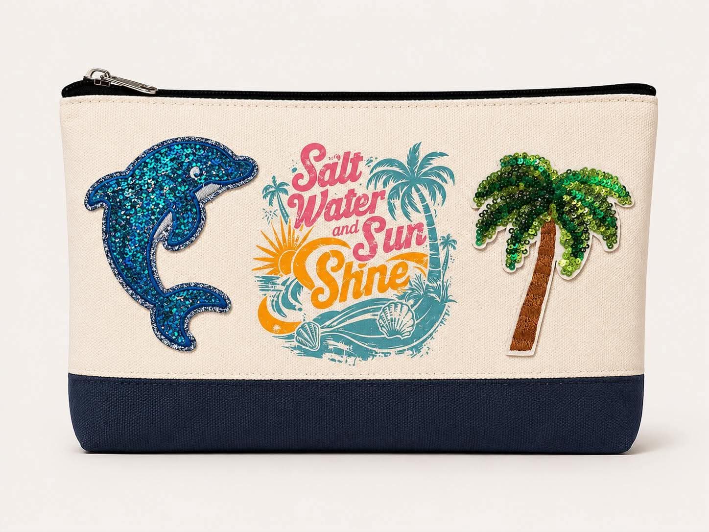 Saltwater & Sunshine Glam Bag