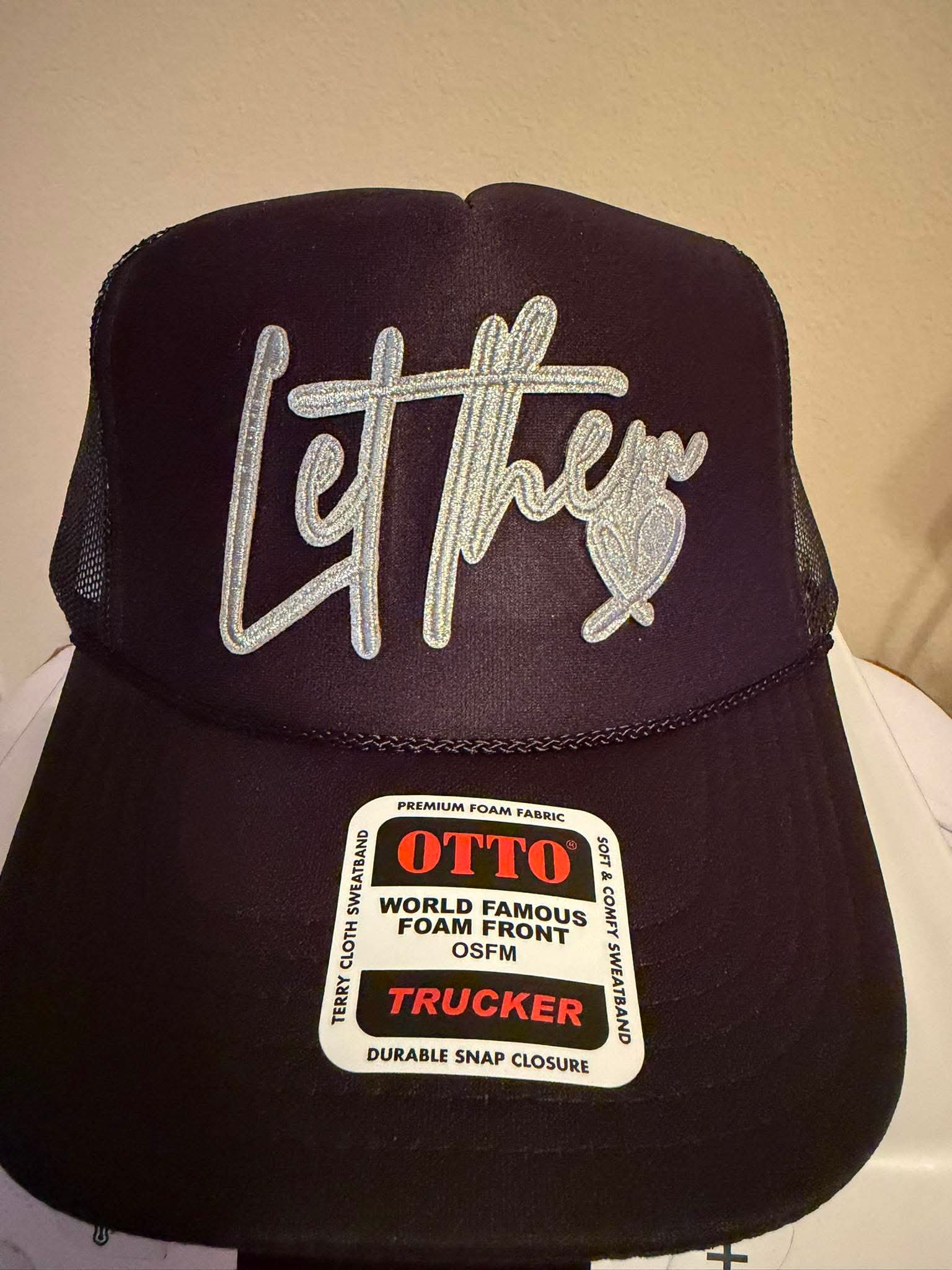 “Let Them” Glitter Trucker