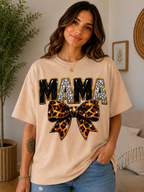 Classic Leopard Bow Mama Tee