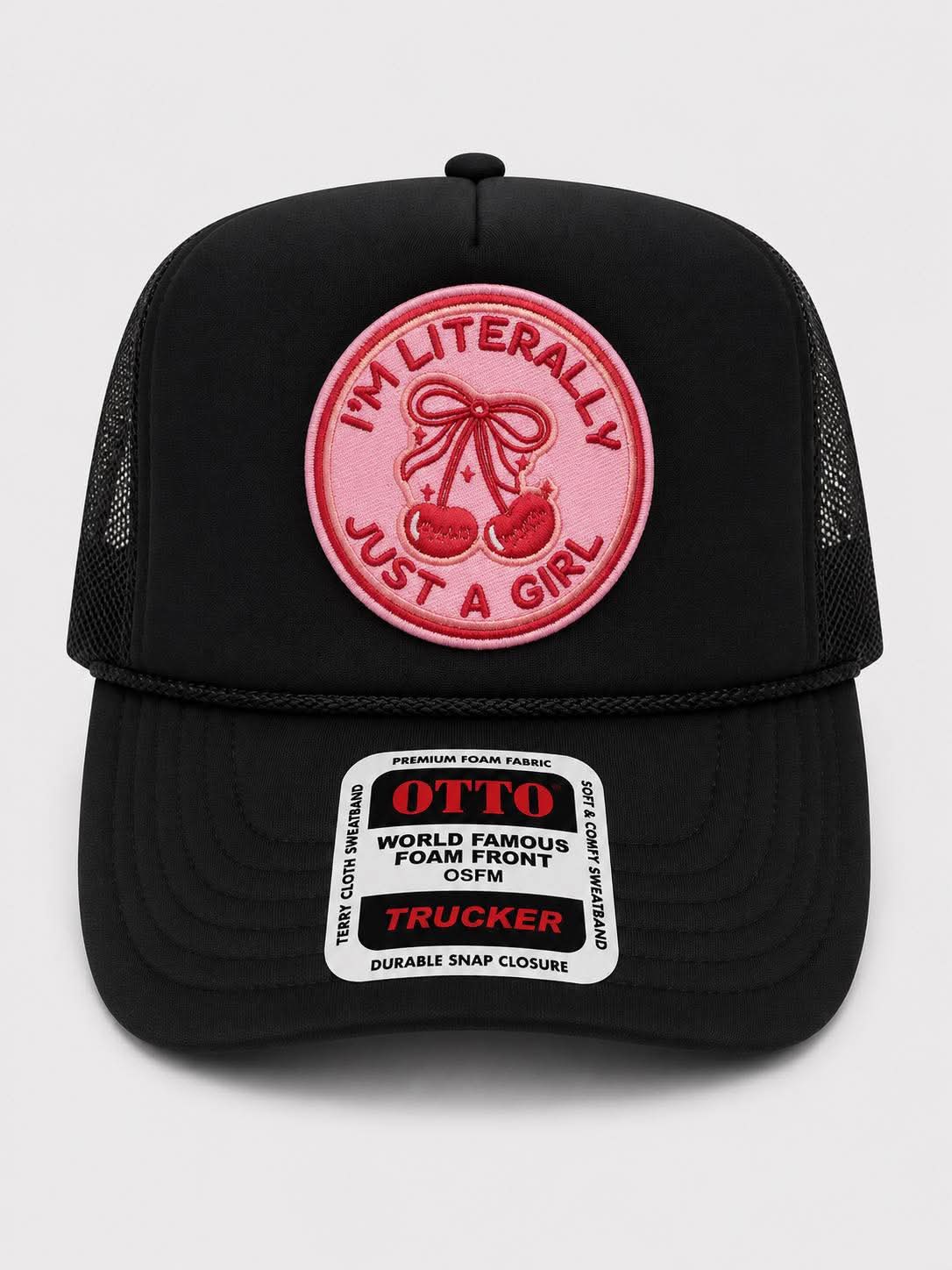 Literally Just a Girl Coquette Trucker