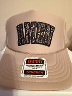 AMEN Leopard Varsity Trucker