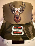 Wild Hearts Bow Deer Patch Trucker