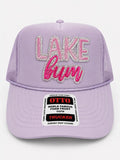 Lake Bum Glitter Trucker
