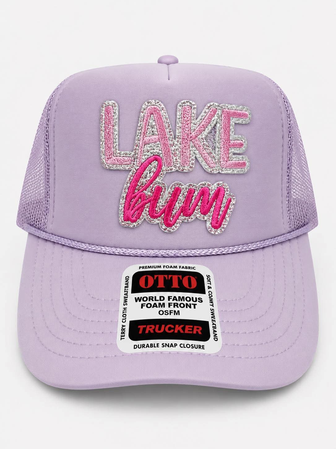 Lake Bum Glitter Trucker