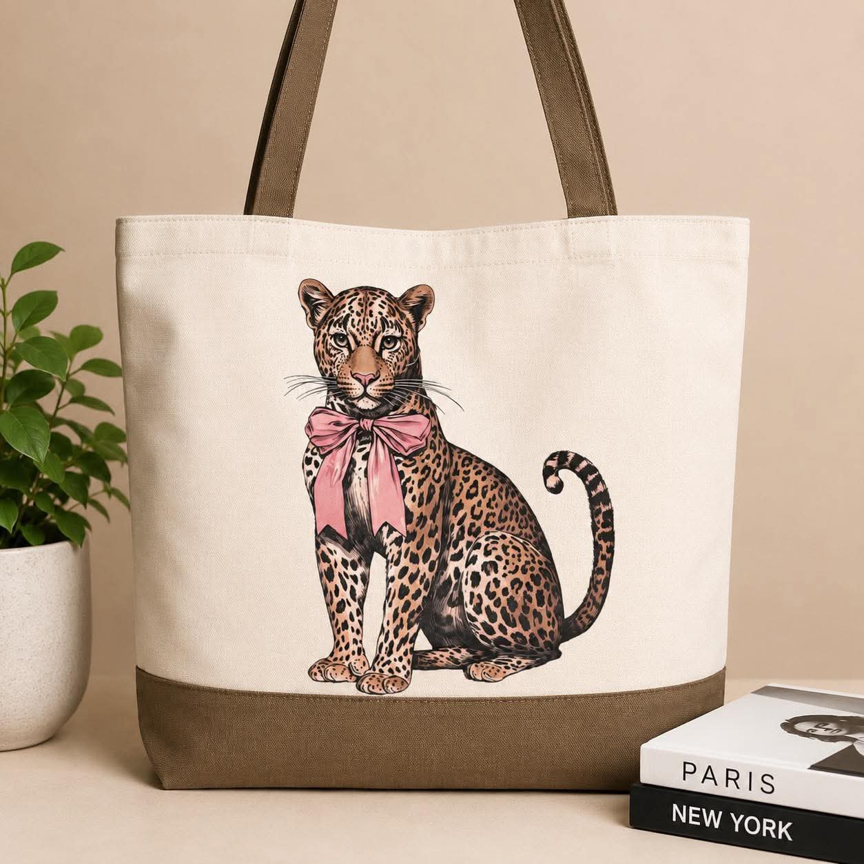 Coquette Leopard Tote
