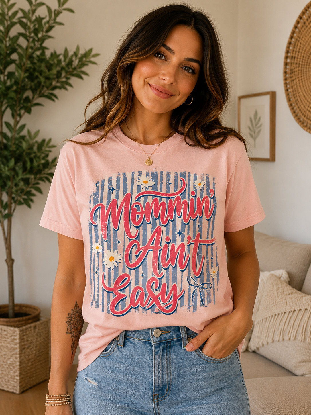 Mommin’ Ain’t Easy Graphic Tee