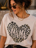 Leopard Heart Mama Tee