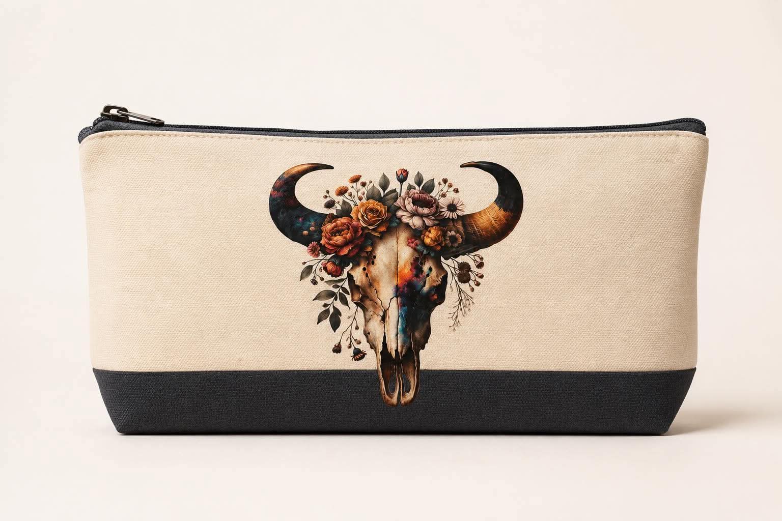 Rustic Bloom Wristlet Glam Bag