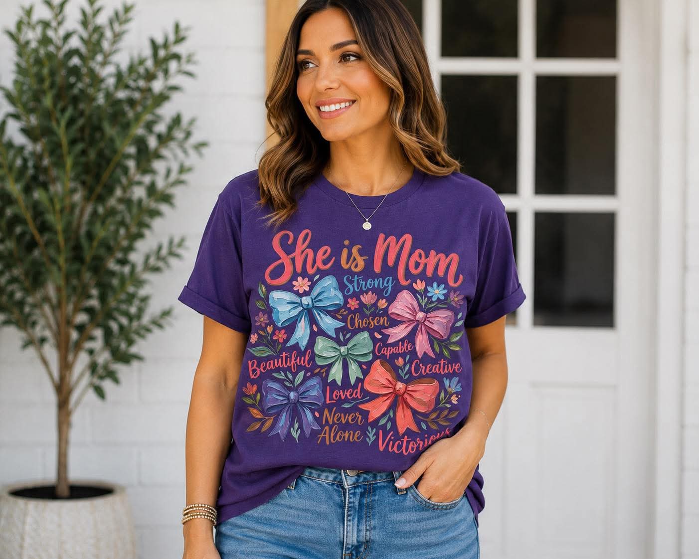 “She Is Mom” Empowerment Tee