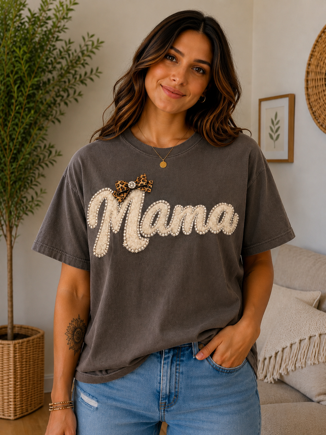 Vintage Patch Mama Tee