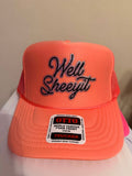 Well Sheeyit Peachy Sass Trucker Hat