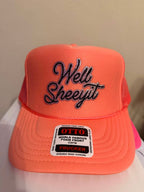 Well Sheeyit Peachy Sass Trucker Hat