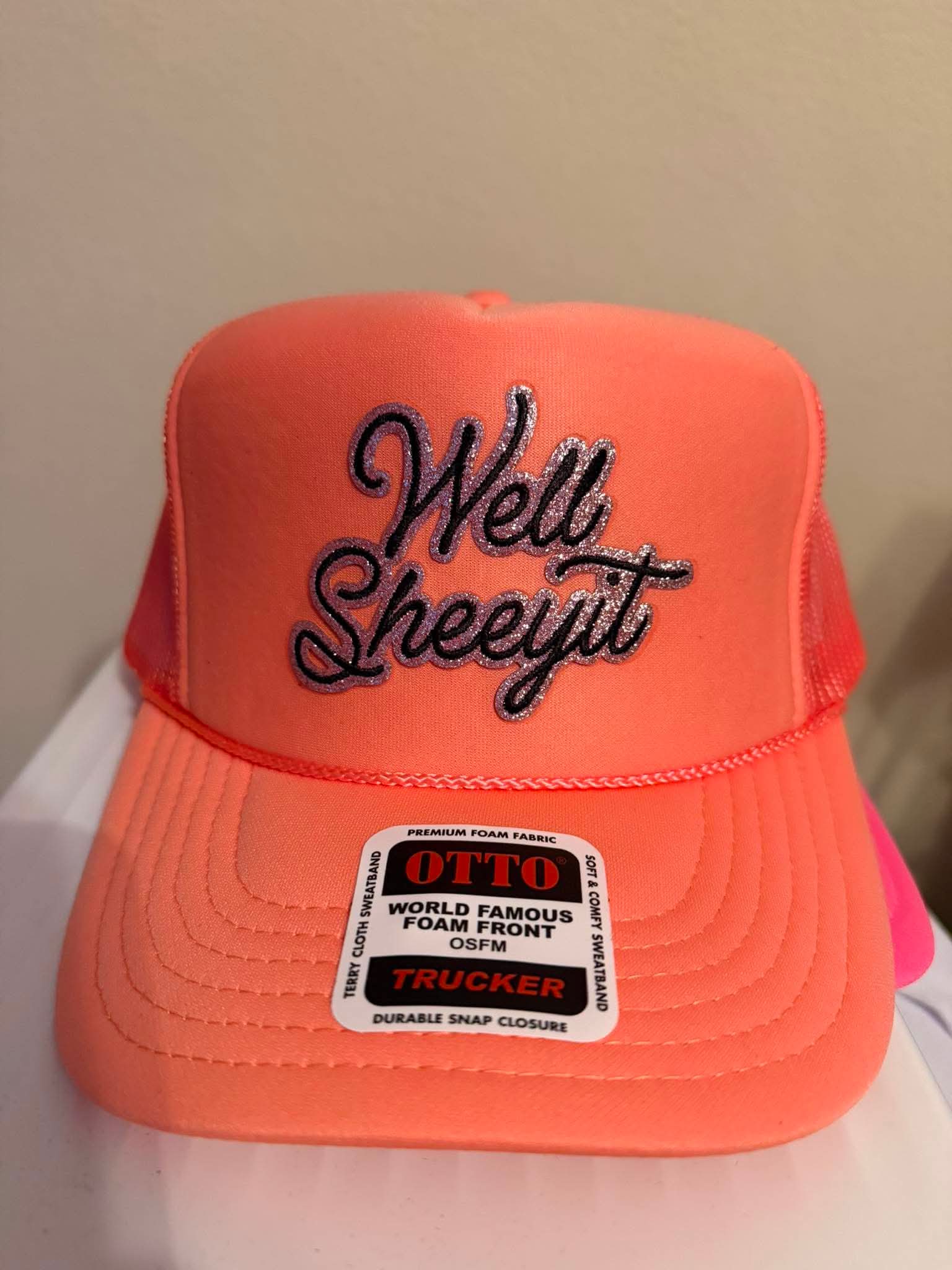 Well Sheeyit Peachy Sass Trucker Hat