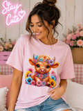 Highland Cow Blossom Tee