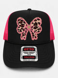 Wild Heart Leopard Bow Trucker