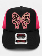 Wild Heart Leopard Bow Trucker