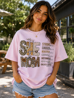 She Is Mom Faith Graphic Tee