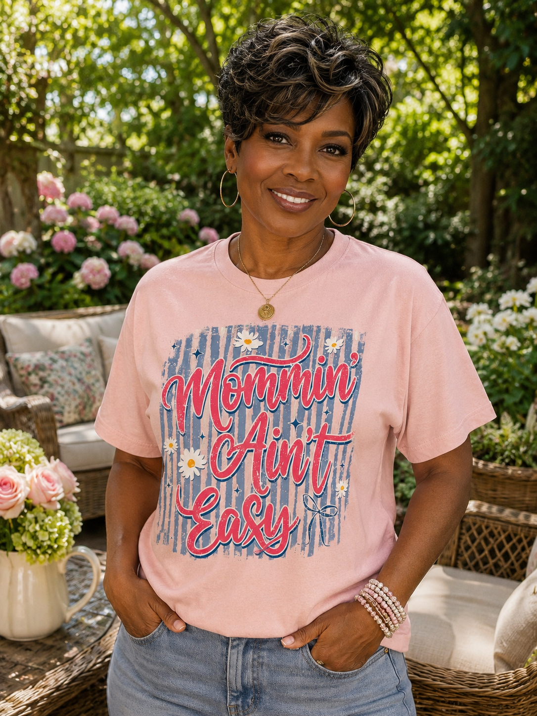 Mommin’ Ain’t Easy Graphic Tee