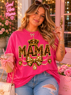 Royal Leopard Mama Tee